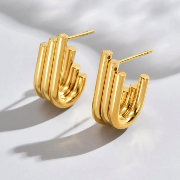 Jewelry - Stainless Steel Hoop Earrings